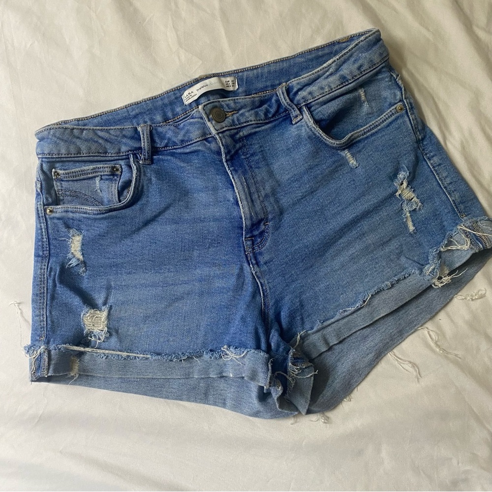 Zara Denim Shorts Size 10